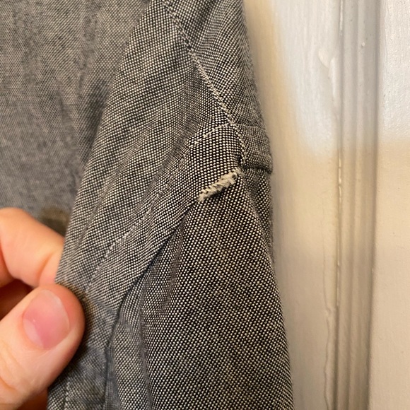 Gitman Brothers Vintage light grey Oxford button down - Picture 5 of 6